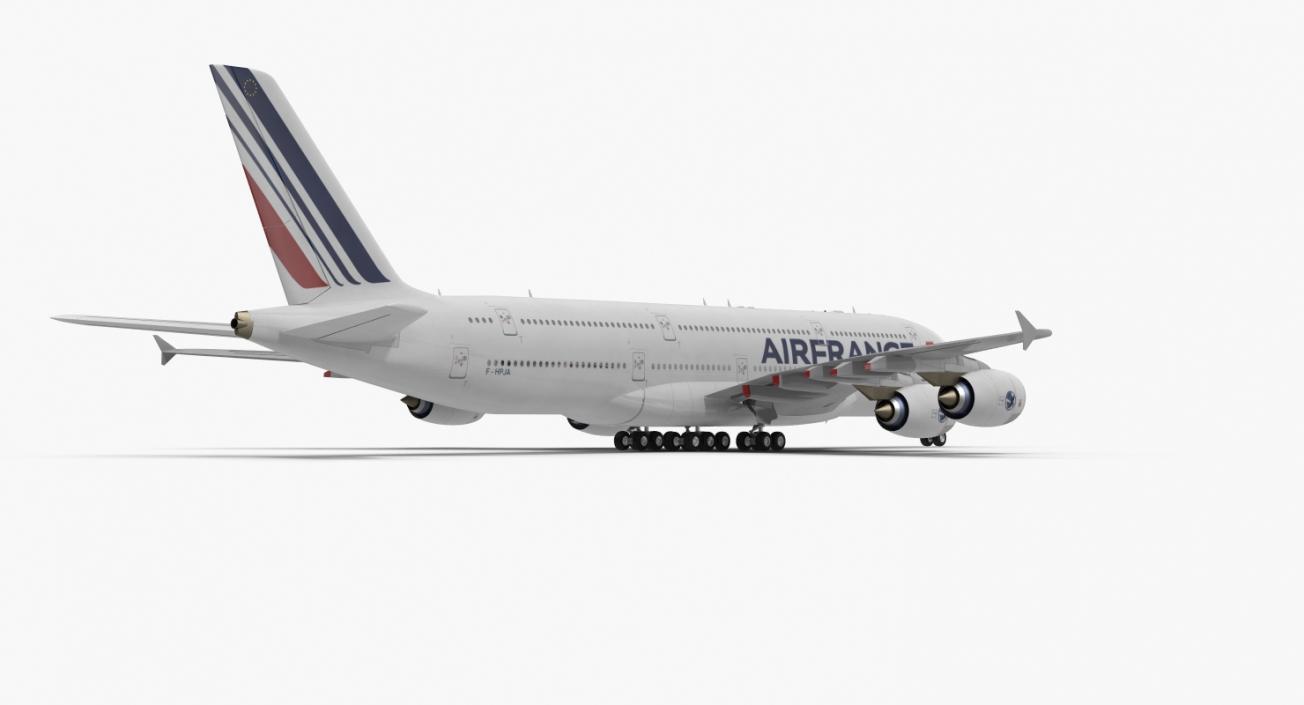 Airbus A380-1000 Air France 3D